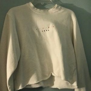 Brandy Melville Los Angeles 1984 Sweater (white)